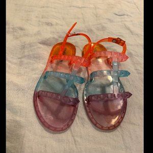 Brand New Steve Madden Jelly Sandals Girls Size 13